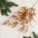 Flowers artificial shine "curls and leaves" 36 cm, gold