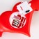 Night -hearted heart with wings LED red 7x14.3x3.8 cm Risalux