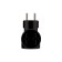 Tip electric retro 10 A without grounding black (carbolite) rexant