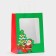 Gift package with the window "Santa Claus" 30 x 22 x 14 cm, green