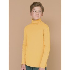Turtleneck for the boy Pelican, height 122 cm, yellow color