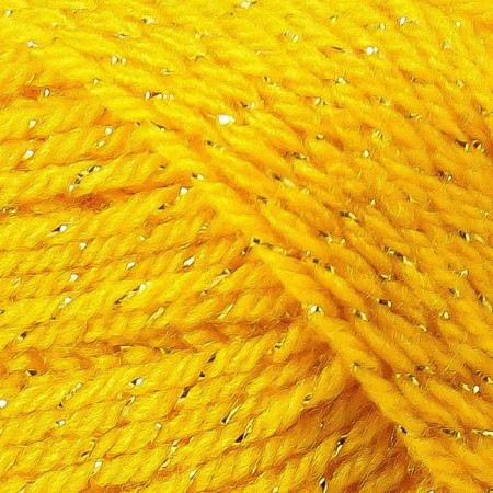 Yarn "Festive" 48% Kashmilon, 48% acrylic, 4% metered 160m/50g (104 yellow)-5