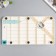 Board for creating boxes and envelopes and bows with a hole in the angles of 5x34x18.5 cm