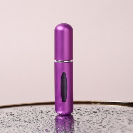 Perfume atomizer, with a spray, 10 ml, purple color-1