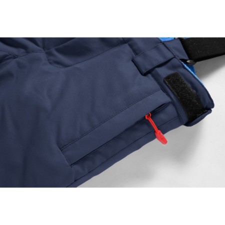 Ski pants for girls, height 98 cm, dark blue color-3