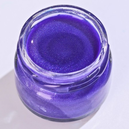 Glitter water -soluble Konfinetta "blue" for decorating desserts, drinks, 5 g.-4