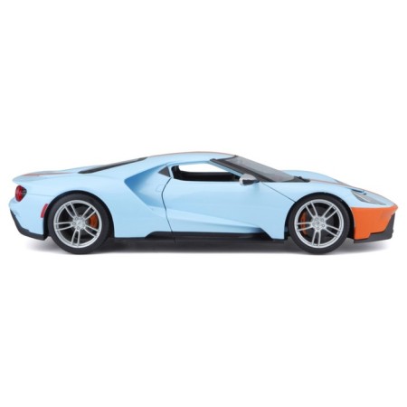 MASTO DIE-CAST 2017 Ford GT machine, opening doors, 1:18, orange-blue color-9