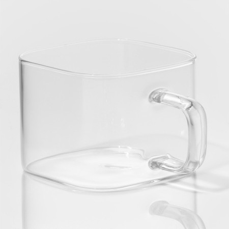 A set of glass cans for bulk products "TUR", 8 items: 6 cans 300 ml, spoon, bamboo box-6