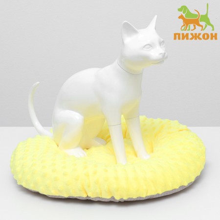 Animal Stear "Tenderness", 45 x 45 x 10 cm, yellow-1
