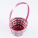 Wicker basket 13x9/32 cm, multi -colored, bamboo