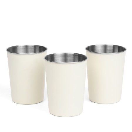 A set of camping glasses "Master K.", 320 ml, 3 pcs, beige-1