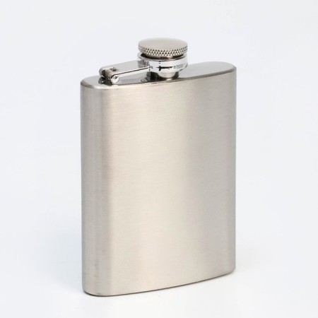 Flaw for alcohol and water, 90 ml, stainless steel, gift, army, 3 oz