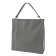 Women's bag B2766-05110, gray color, artificial leather, 37x10x41 cm