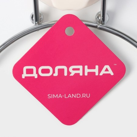 Clot holder a single share, 20 × 15 × 4.5 cm, a ring, on a vacuum suction cup-3