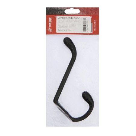 Hook furniture tundra TKD033, two -rod, black metallic-5