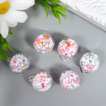 Suspension for creativity Plastic "Ball - Balls" 2.5x2 cm-1