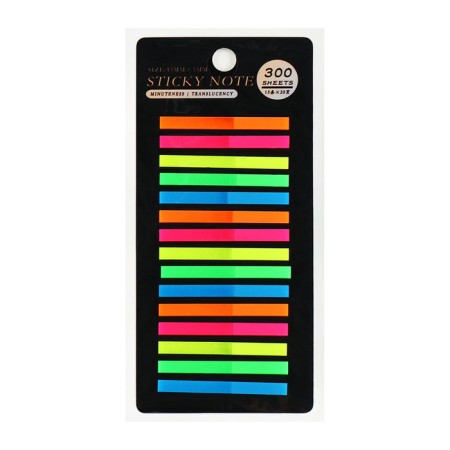 Block-filling with a sticky edge plastic 20l x 15 pieces, 5 cv. Fluoro, 45mm x 4mm Calligrata-2