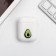 Avocado headphone cover, 5.4 x 5.2 cm