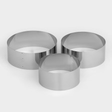 A set of baking forms and calculation 