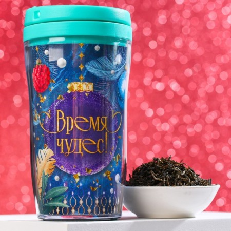 Green Tea "Miracles Time" in the thermostat 250 ml., Taste: jasmine, 20 g.-1