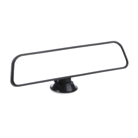 Salon mirror, mechanical suction