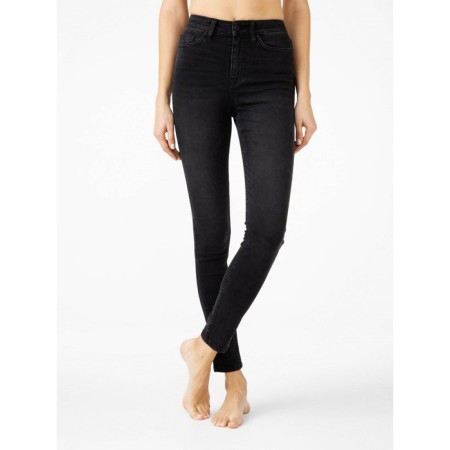 Women's jeans modeling Conte Elegant Skinny, size XS, color Washed Black-3