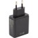 Network charger Unbröke Un-1, USB+Type-C, 3 A, indicator, black