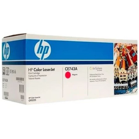 Toner Cartridge HP CE743A Purple for HP CLJ CP5225 (7300-1