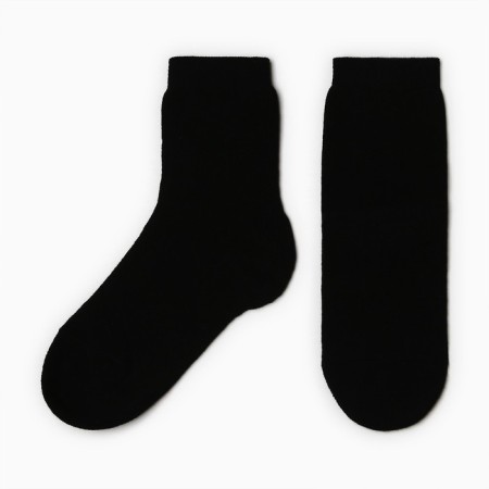 Women's socks Makra inside, black color, size 23