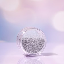Cosmetic glitter in the jar 