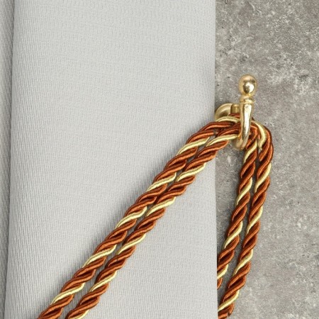 Hook for curtains ks003, one -rod, color gold-6