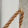 Hook for curtains ks003, one -rod, color gold