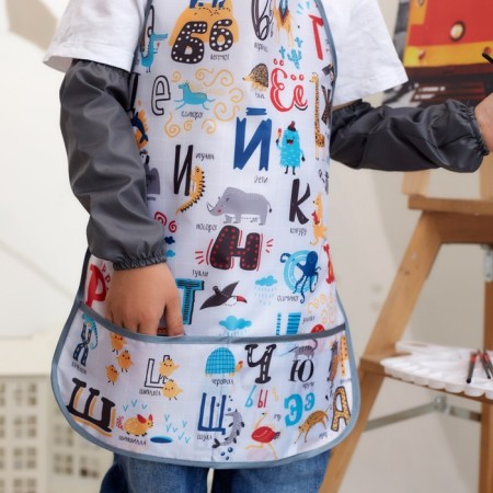 Apron with sleevens Children's Ethel "Funny Alphabet", 49 x 39 cm-5
