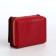 Women's wallet on the button, red color