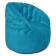 Chelsea chair, size 85x85 cm, velor fabric, blue color