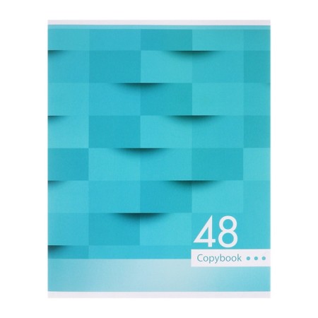 Notebook of 48 sheets in the Calligrata Mosaic cage, covered cardboard, block No. 2, whiteness 75% (gray sheets), mix-7
