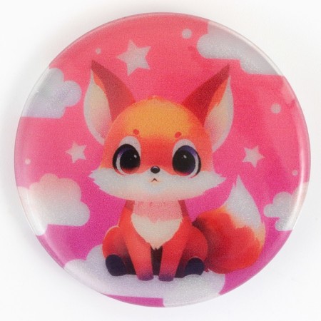 The reflective icon "Cute Fox", d = 56 mm-1