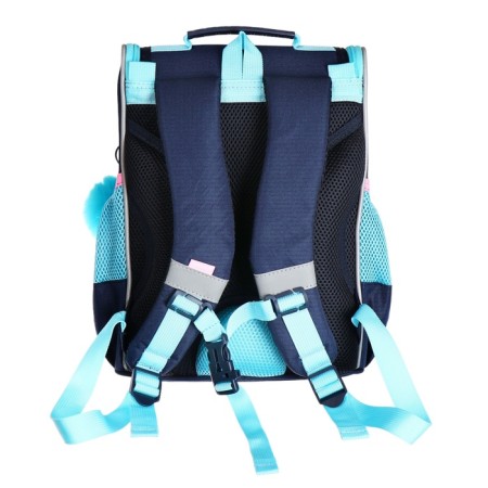 School standard, 33 x 25 x 13 cm, Grizzly, + bag for shoes, plush, black-4