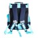 School standard, 33 x 25 x 13 cm, Grizzly, + bag for shoes, plush, black