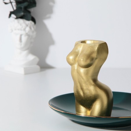 Toothpet stand "Women's Body", golden-1