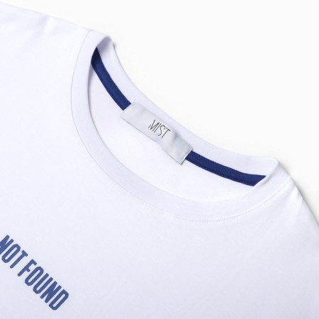 Men's T -shirt MIST Not Found, size 50, white-6