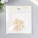 Buttons plastic for creativity "Golden Star" set 12 pcs 1.5x1.5 cm