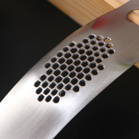 Magistro Steel garlic press, 19.5 × 4.5 cm, stainless steel, silver color-2