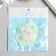 Decor for creativity Textile Embroidery "Blobo green-pink" 4.3x5.5 cm