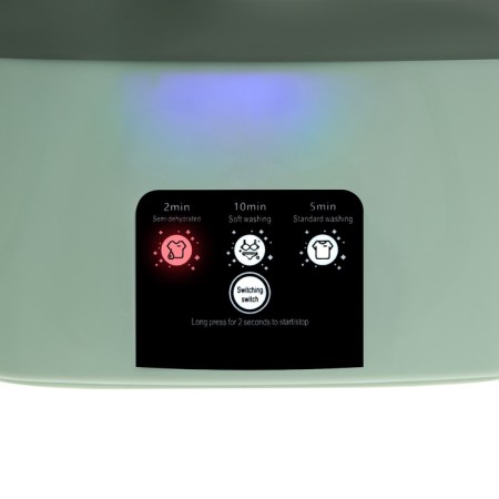 Portable mini-stying machine LWM-04 with a bucket of 6 l, folding, green-11