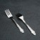 A set of canteen forks "Rusiano", h = 19 cm, 12 pcs, silver color