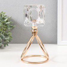 Summary metal, glass per 1 candle 