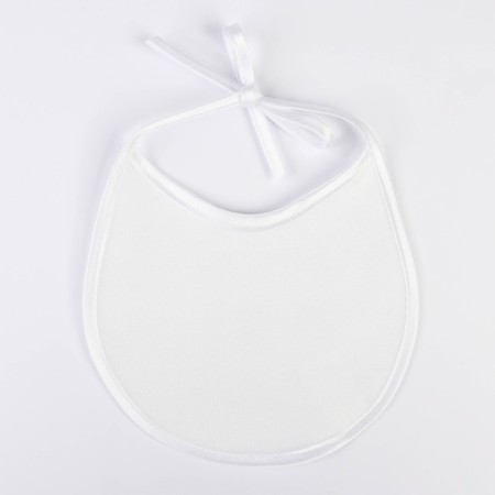 Badion of children 18x18 cm., Microfiber with PVC coating "Vitosha", white-1