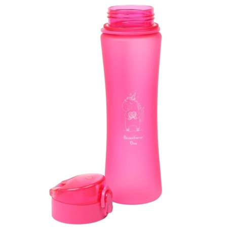 Water bottle, 600 ml, "magic day", pink-1