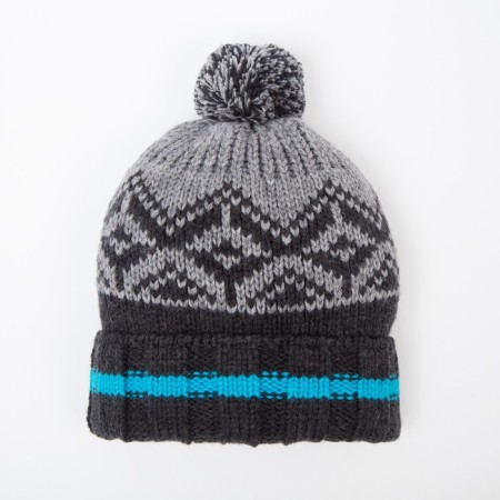 Hat for a boy, color graphite, size 52-54